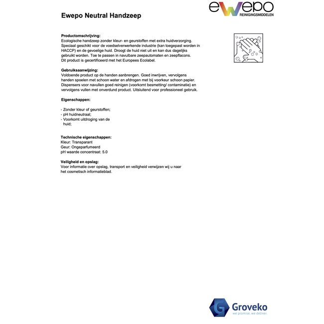 Ewepo Neutral Handseife unparfümiert
