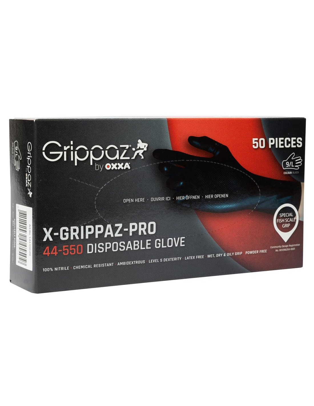 M-Safe M-Safe 246BK Nitril Grippaz Handschuh, foto 2 van 2