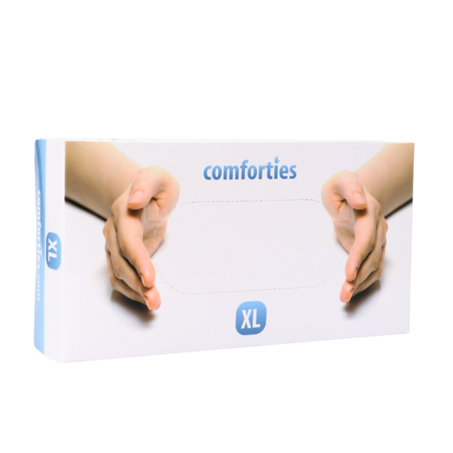 Gants en nitrile souple Comforties Violet / Bleu (premium) 100 pièces