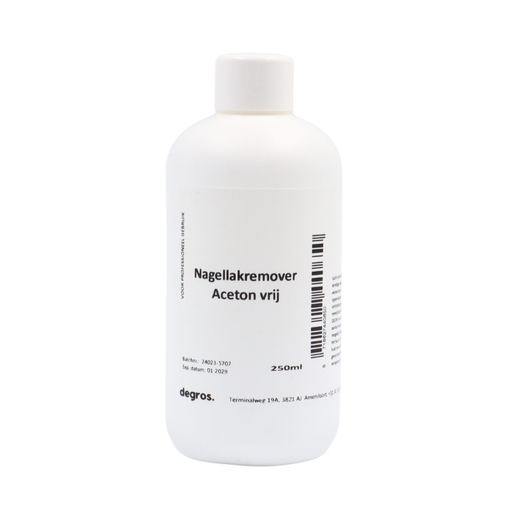 Degros Nagellakremover zonder aceton 250ml