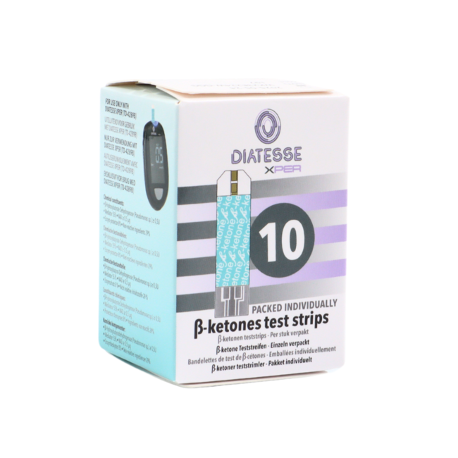 Diatesse XPER Keton-Teststreifen - 10 Stück