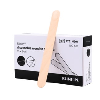 Klinion Tongue depressor wood 15x2cm