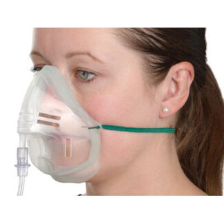 Intersurgical Masque  à  oxygène interchirurgical adulte écolite, longueur tuyau 2,1m ref 1135015
