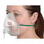 Intersurgical oxygen mask adults ecolite, hose length 2.1m ref 1135015