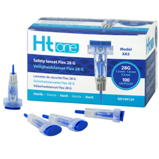 HT One Ht One Safety Lancet Flex 28G (1,3/1,8/2,3 mm) - 100 pièces