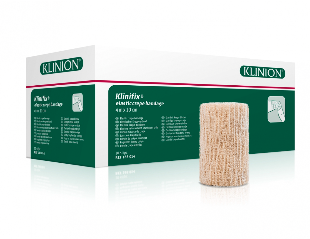 Klinion Klinifix Crepe elastische Fixierbinde 4m x 10cm