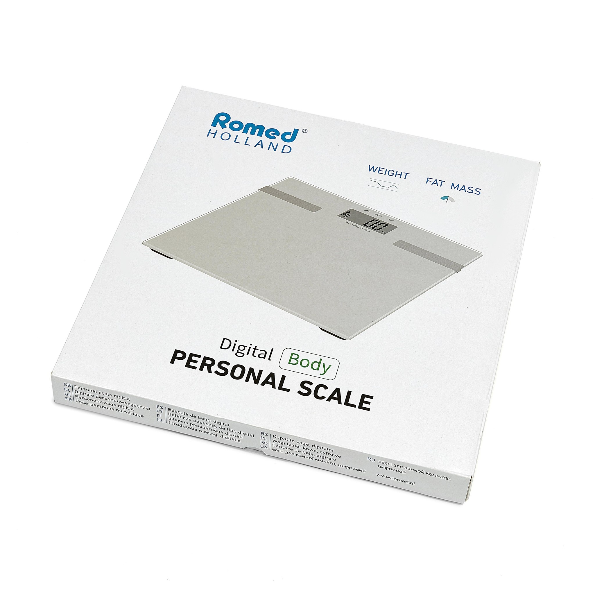 Romed Romed digitale personenweegschaal - Set van 6 dozen, foto 5 van 5