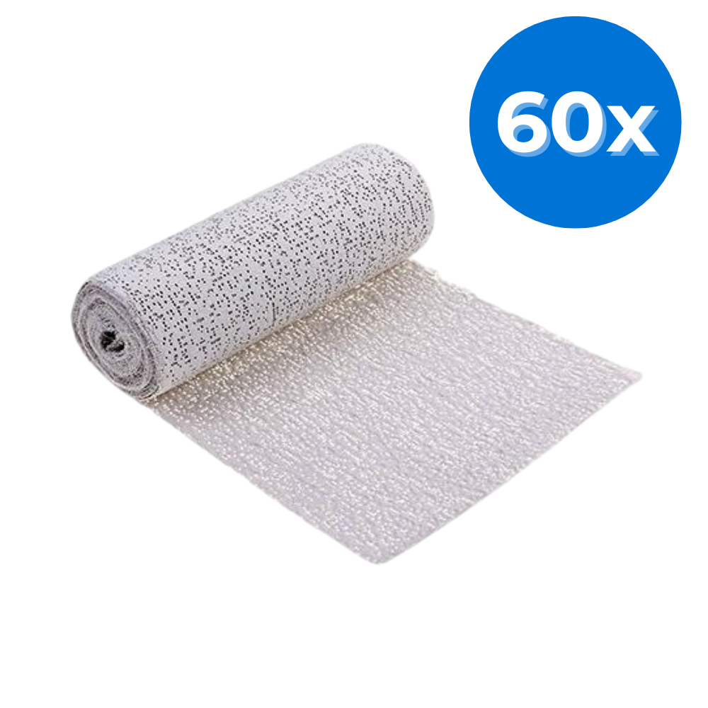 Romed Romed Gipsverband 10 cm x 2,7 m - Set von 60 Beuteln, foto 2 van 3