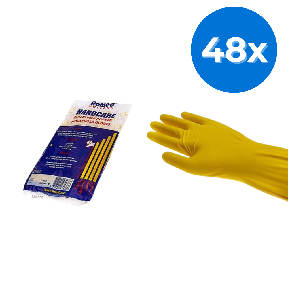 Romed Romed huishoudhandschoenen large - Set van 48 doosjes