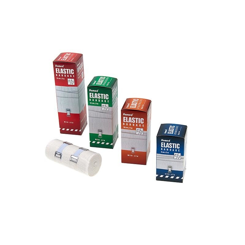 Romed Romed windsel elastisch verband 8cm x 5m - Set van 100 doosjes, foto 2 van 2