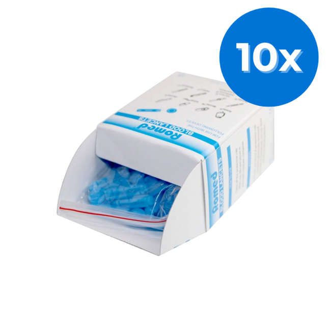 Romed Bloedlancetten (1000 stuks) - Set van 10 doosjes