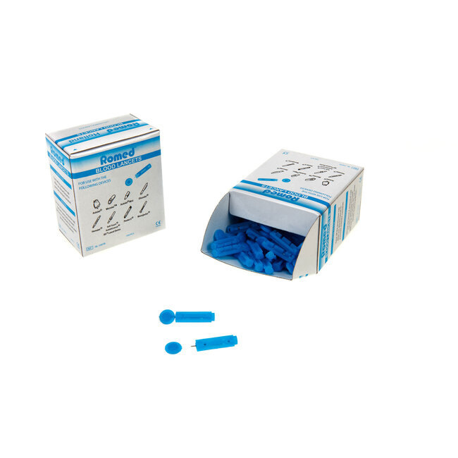 Romed Bloedlancetten (1000 stuks) - Set van 10 doosjes