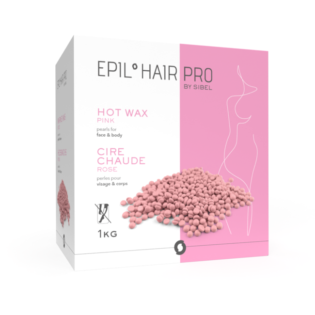 Epil Hair Pro Hars parels gezicht en lichaam roze 1KG