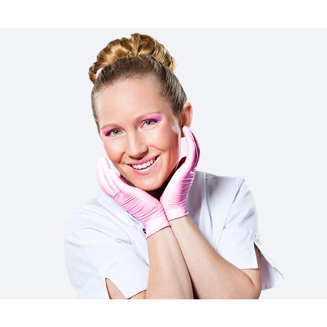 Comforties Soft nitrile Glamour Rose 100 pièces