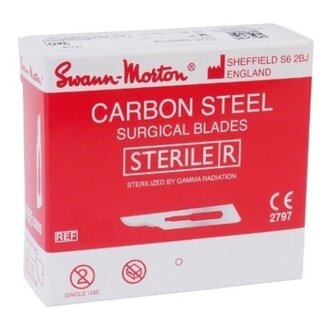 Swann Morton Swann Morton mesjes carbon steriel nr 22A