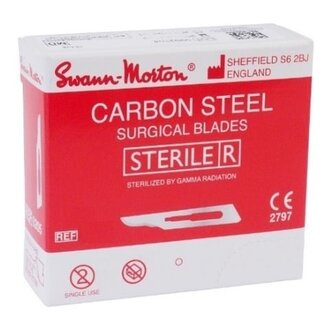 Swann Morton Swann Morton mesjes carbon steriel nr sabre E11