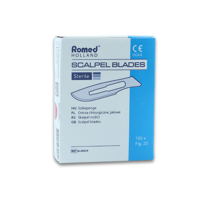 Romed scalpel blades No. 20 sterile
