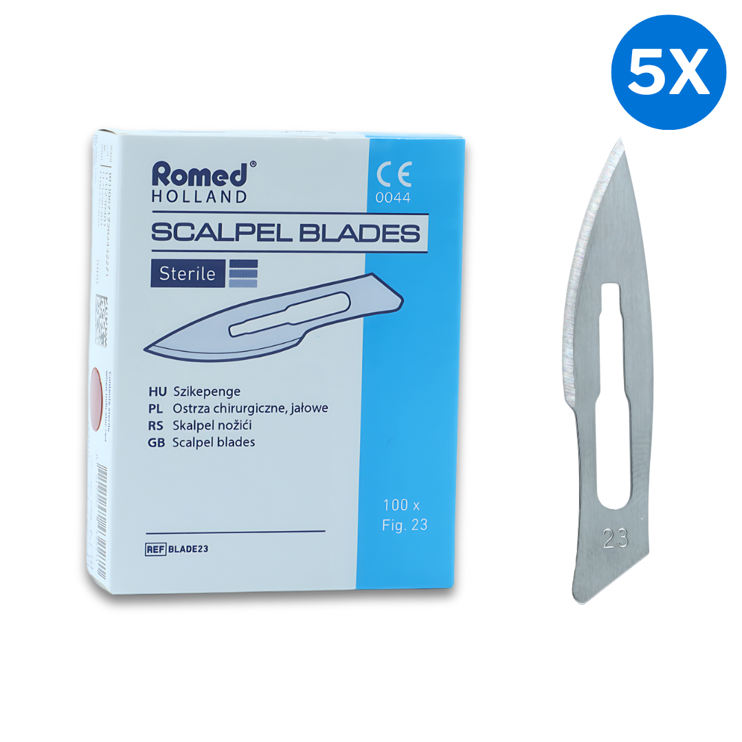 Romed Romed scalpelmesjes nr. 23 steriel - Set van 5 doosjes