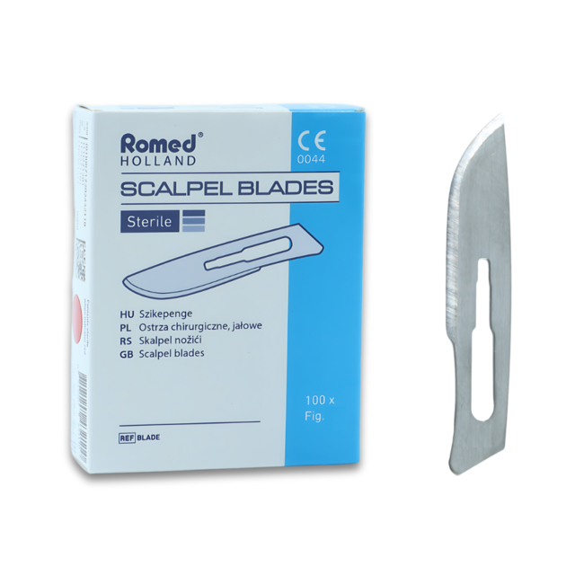 Romed scalpel blades No. 18 sterile