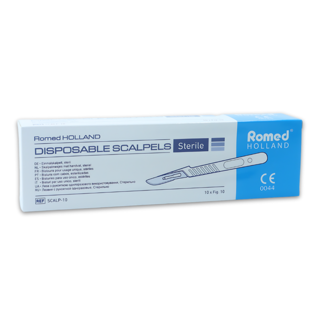 Romed scalpelmesjes met handvat nummer 10