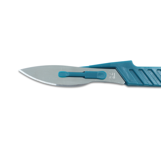 Romed scalpel blades with handle number 24