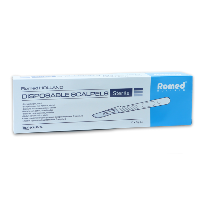 Romed scalpelmesjes met handvat nummer 24