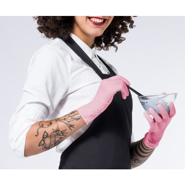 Comforties Nitrile gloves (soft nitrile) Basic Pink 100 pieces