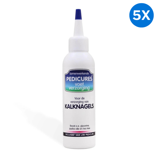 5x Coworking Pedicures Kalknägel 75ml