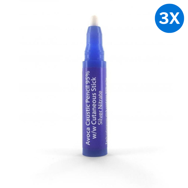 3x Stylo Nitrate d'Argent 95%
