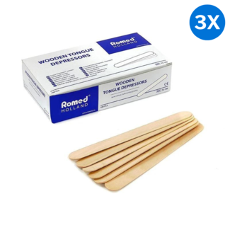 Romed Romed wooden tongue depressors 100 pieces - Copy