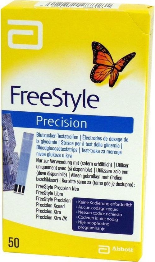 Abbott Freestyle Precision Sofortteststreifen, foto 3 van 3