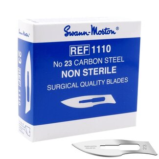 Swann Morton Lames Swann-Morton en carbone non stériles No. 23