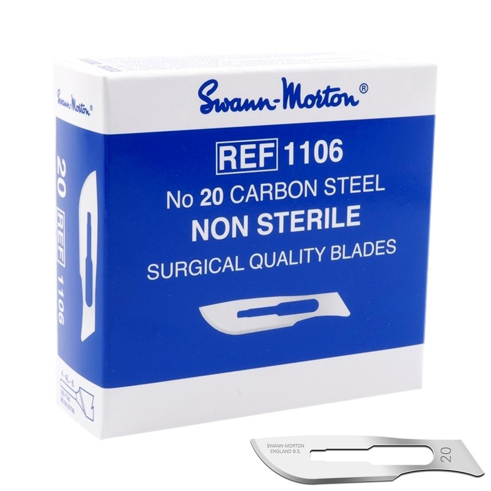 Swann Morton Lames Swann Morton non stériles no 20