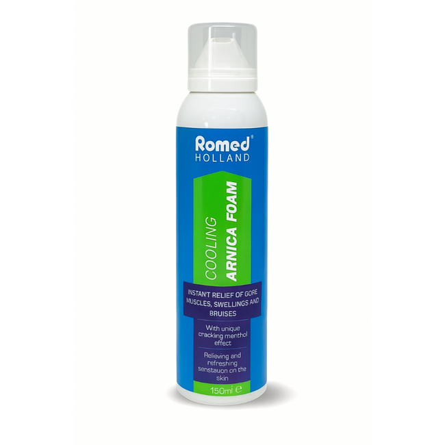 Romed cooling Arnica foam with a crackling effect, 150 ml