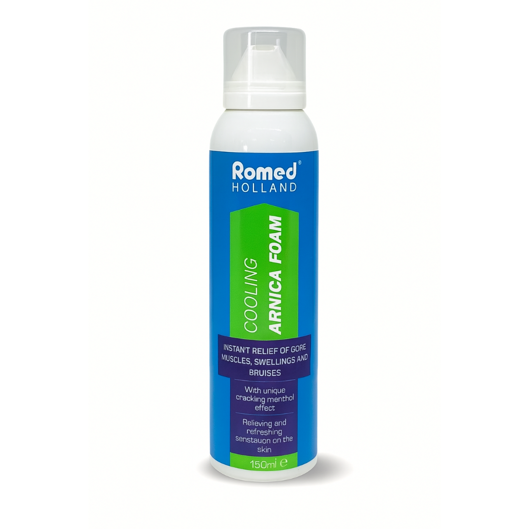 Romed Romed mousse rafraîchissante  à  l'arnica effet crépitant, 150 ml