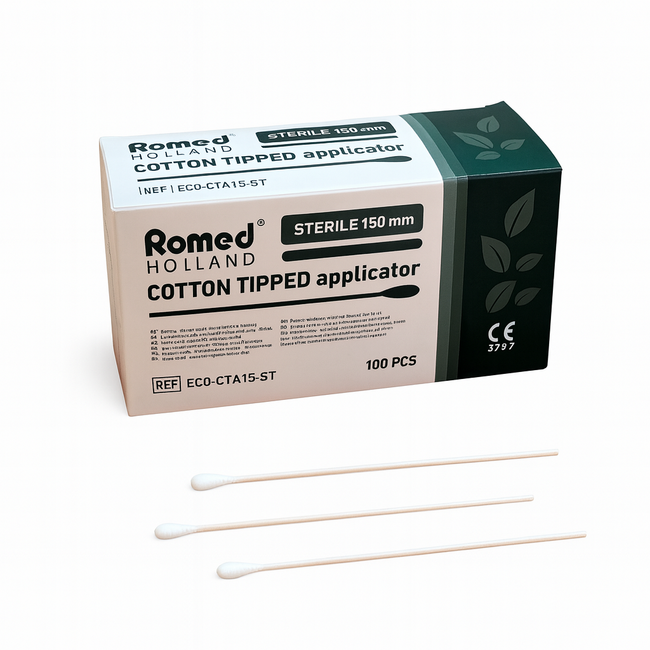 Romed cotons-tiges stériles 150 mm – ECO (CTA15)