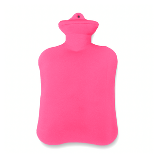 Romed Romed Hot Water Bottle Pink  - With Fleece Cover – 2 Litres