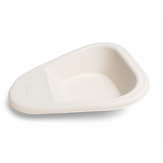 Romed Disposable Bedpan with Lid 1.3L - 50 pieces