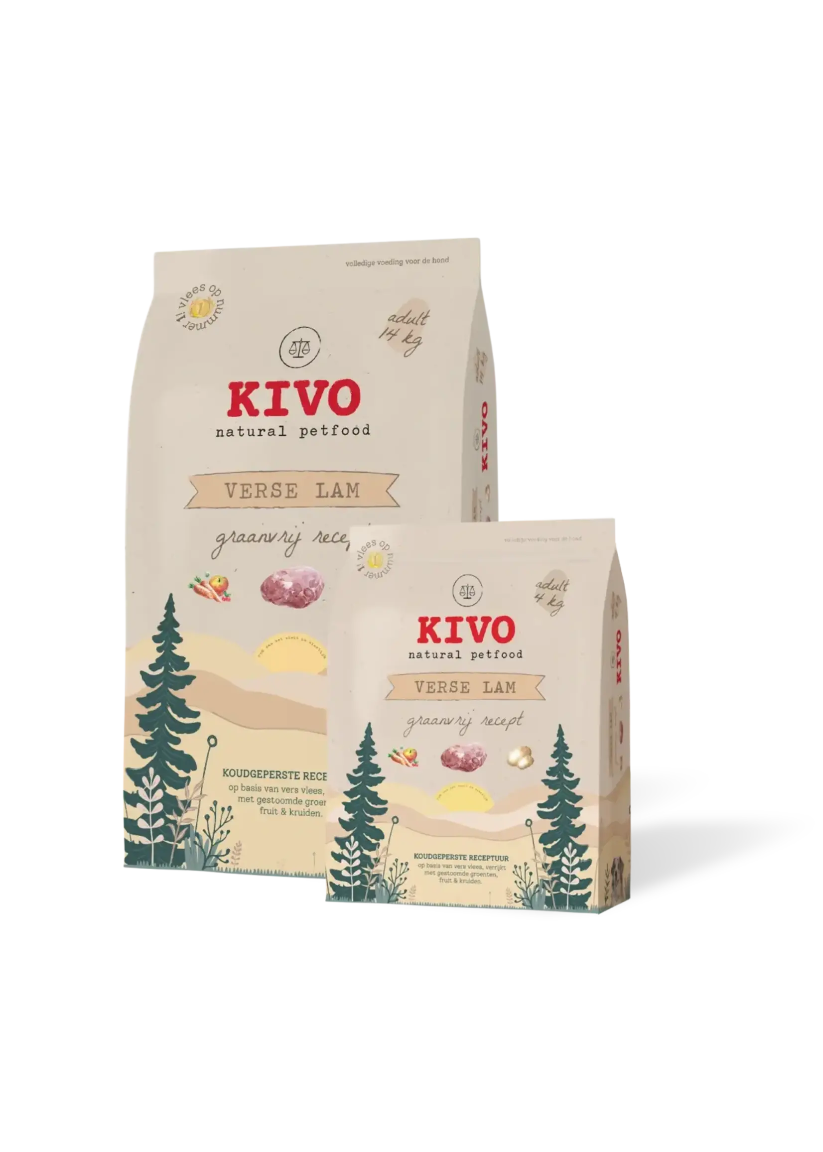 kivo Kivo  K709 Persbrok Verse Lam Graanvrij 14kg