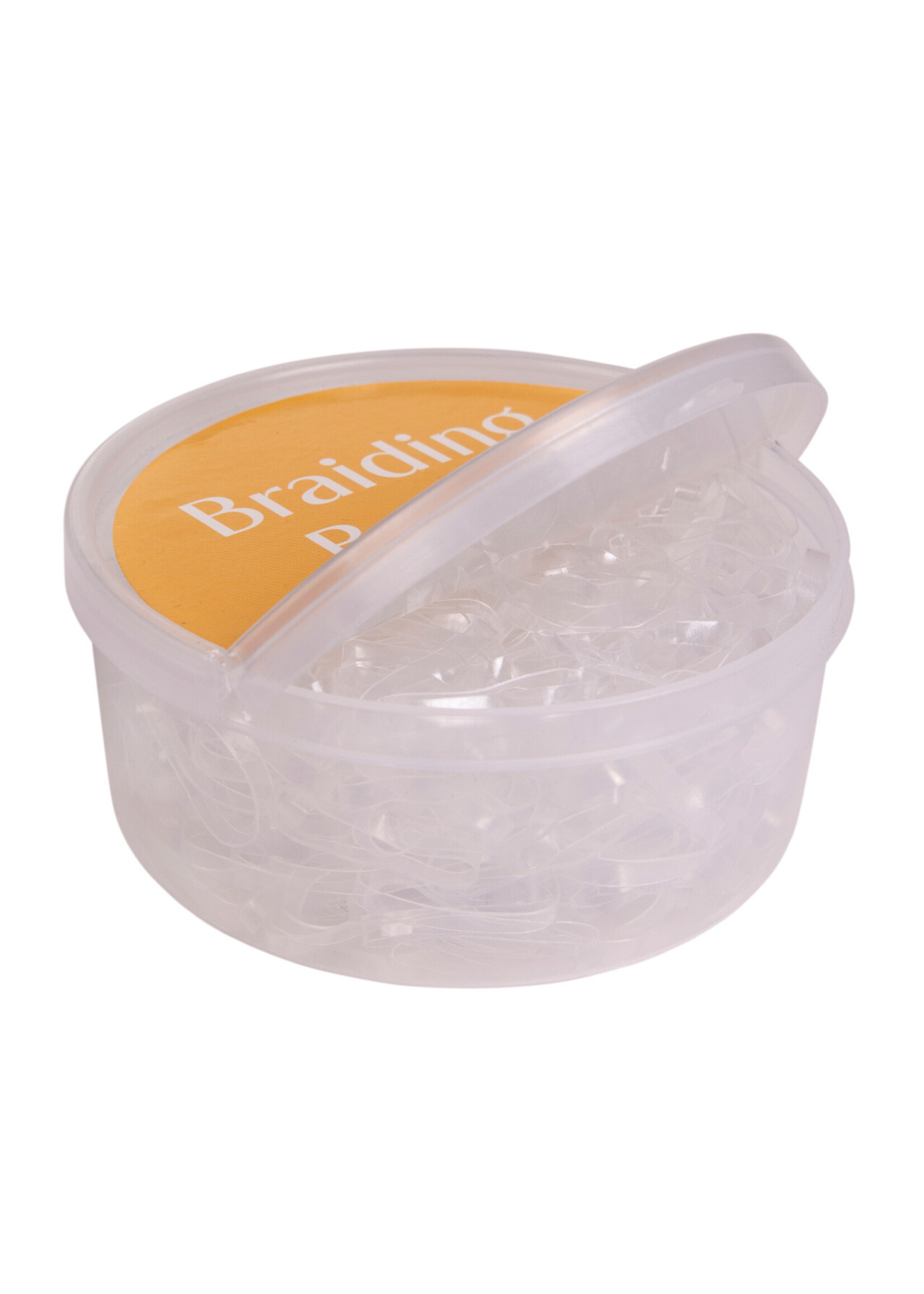 QHP Vlecht elastiekjes breed Box  50gr