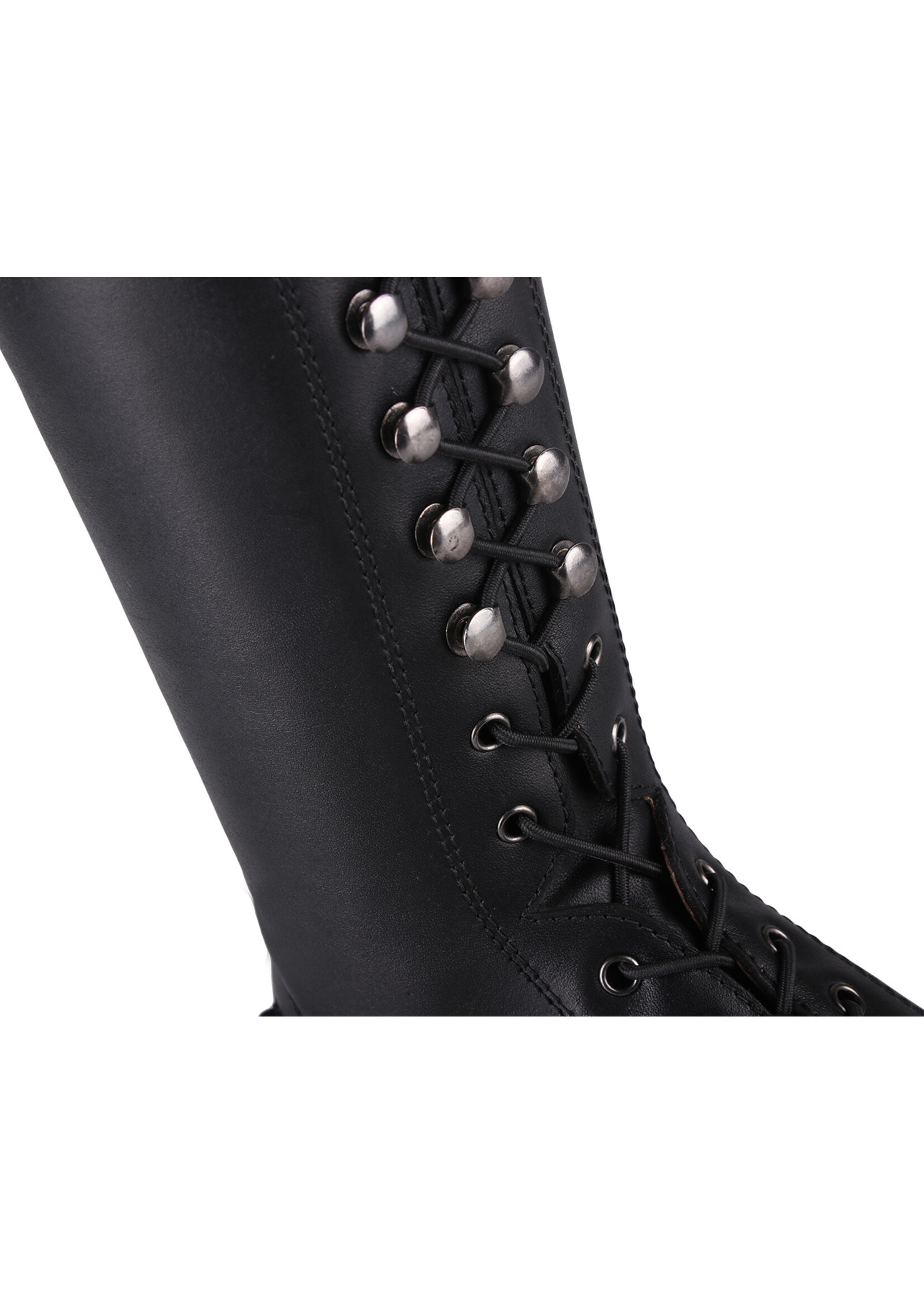 QHP Elastische veters extra lang zwart 7263