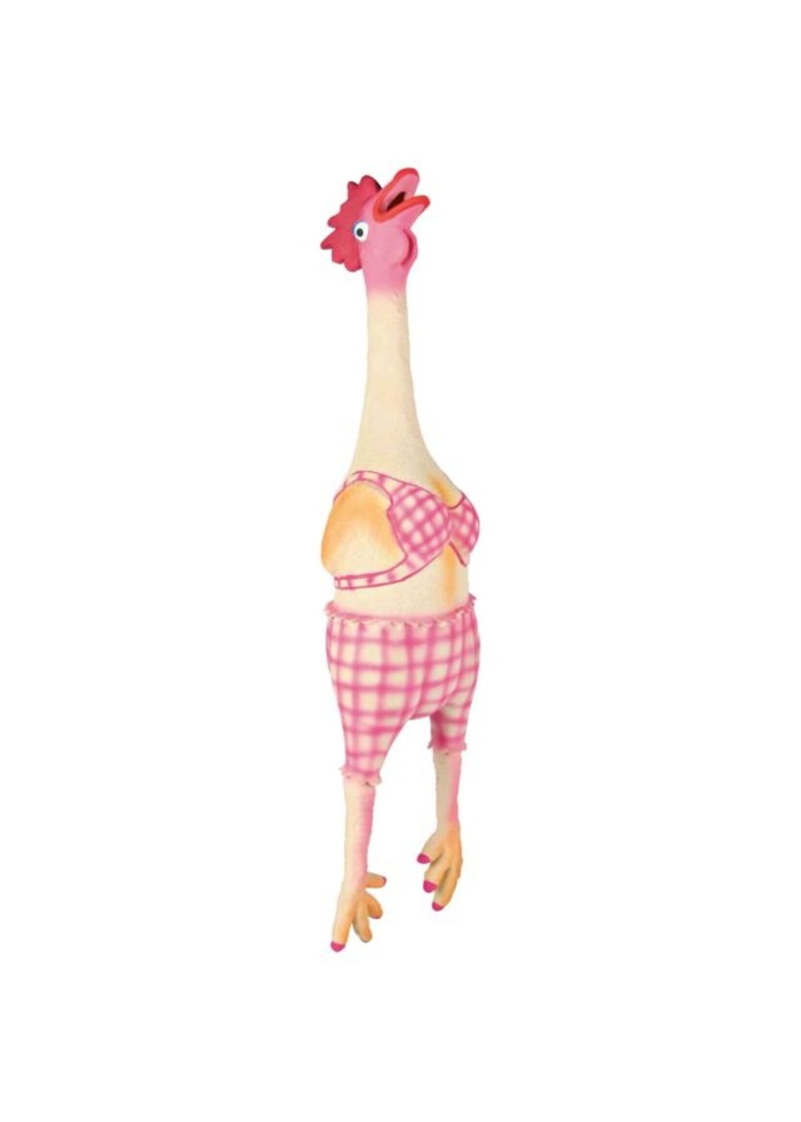 Trixie Hen dierenstem, 48cm latex/polyester