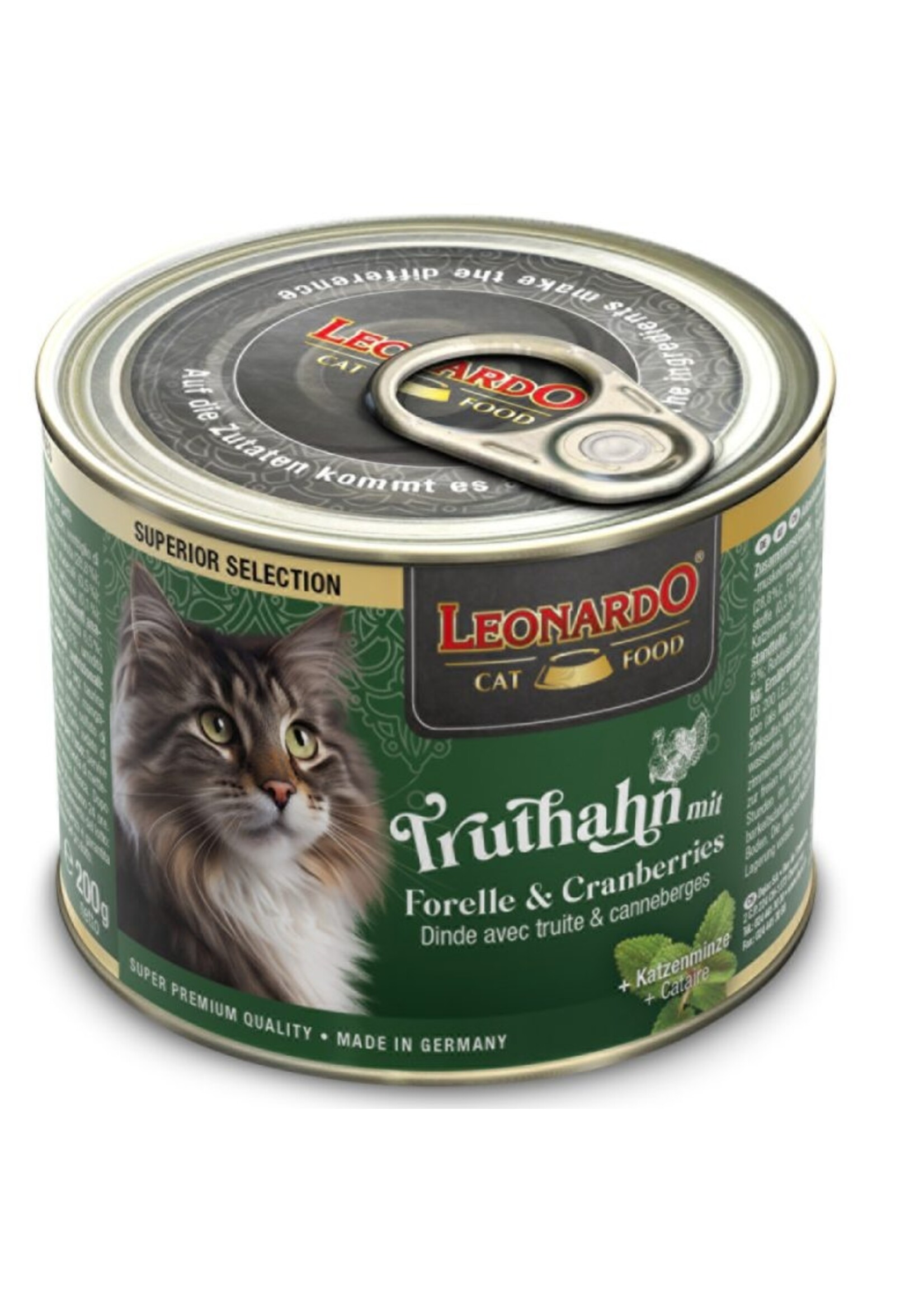 Leonardo kalkoen met forel 200gr