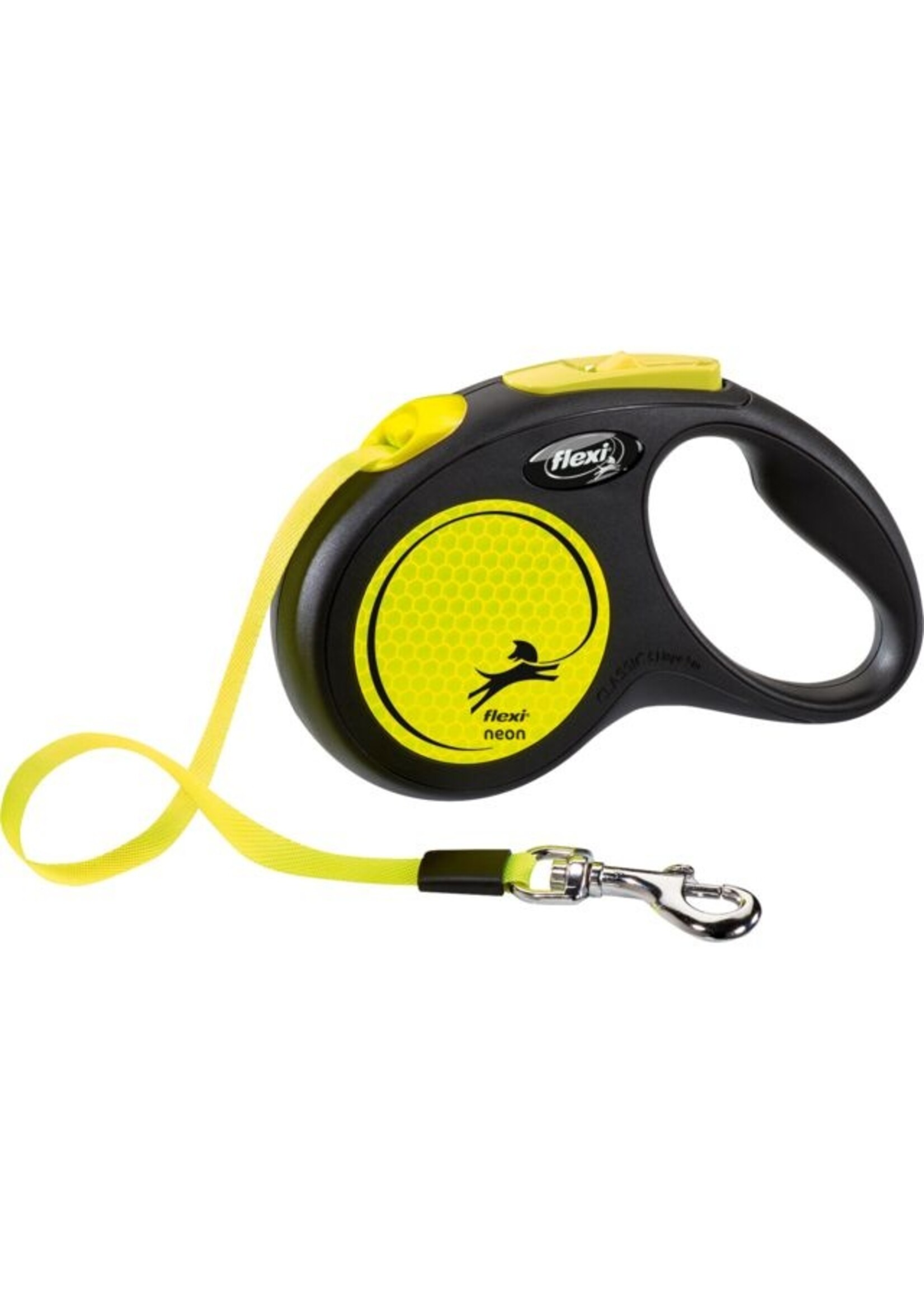 Trixie Trixie flexi neon band S 5 meter geel