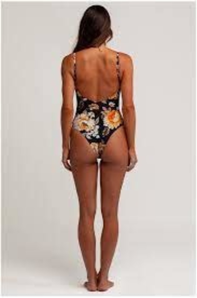 Rhythm Adeline Hi Cut 1 Piece Black