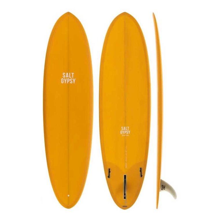 Salt Gypsy Mid Tide PU Mustard Tint 6'8 - FCS II 2 + 1