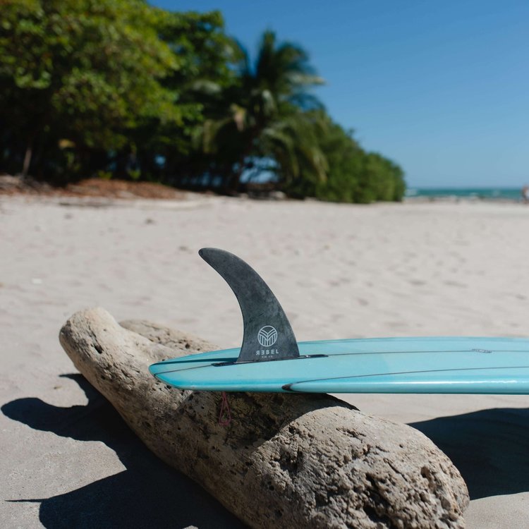Rebel Fin Co. Recycled Fins - Single fin 9" black