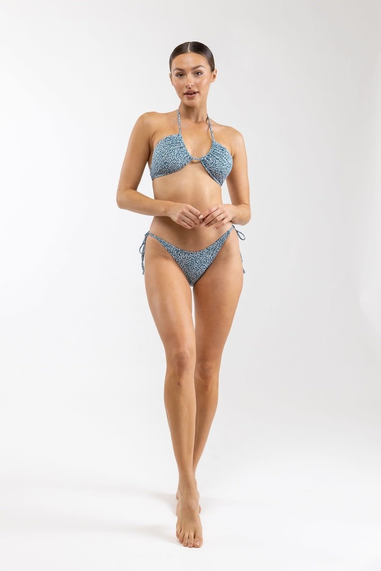 Rhythm Masina Tie Side Hi Cut Pant Teal