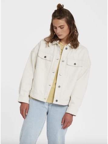 Volcom Deelyght Denim Jacket Cloud