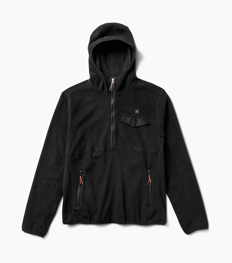 Roark Halfzip Scrambler Fleece - Black